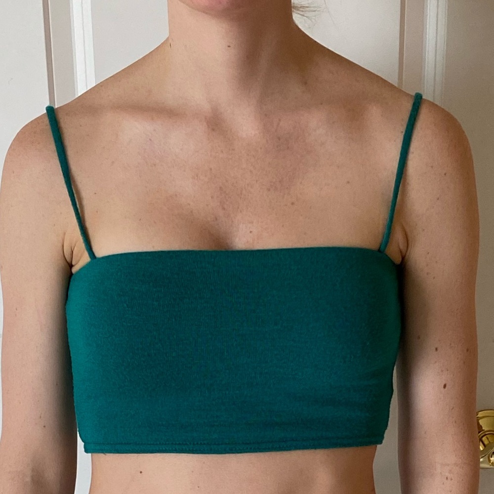 Turquoise Wilfred Sweater Crop XXS